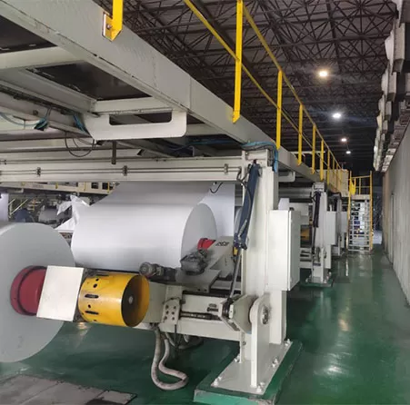 Línea de producción de papel