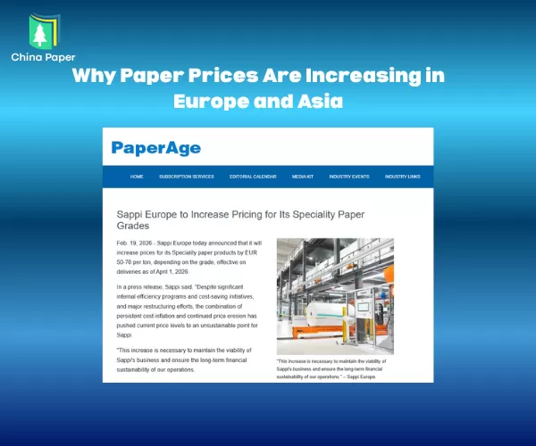 Por qué aumentan los precios del papel en Europa y Asia