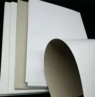 Cartón Dúplex con reverso gris