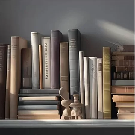 Libros de tapa dura y obras de arte