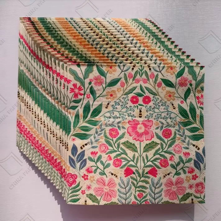 ¿Alguna vez ha visto servilletas de colores?