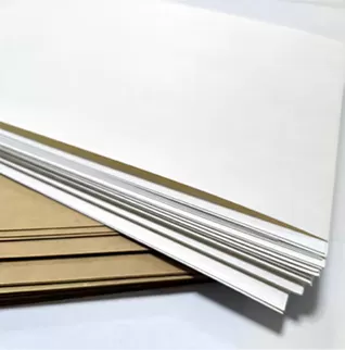 Papel base para vasos sin estucar