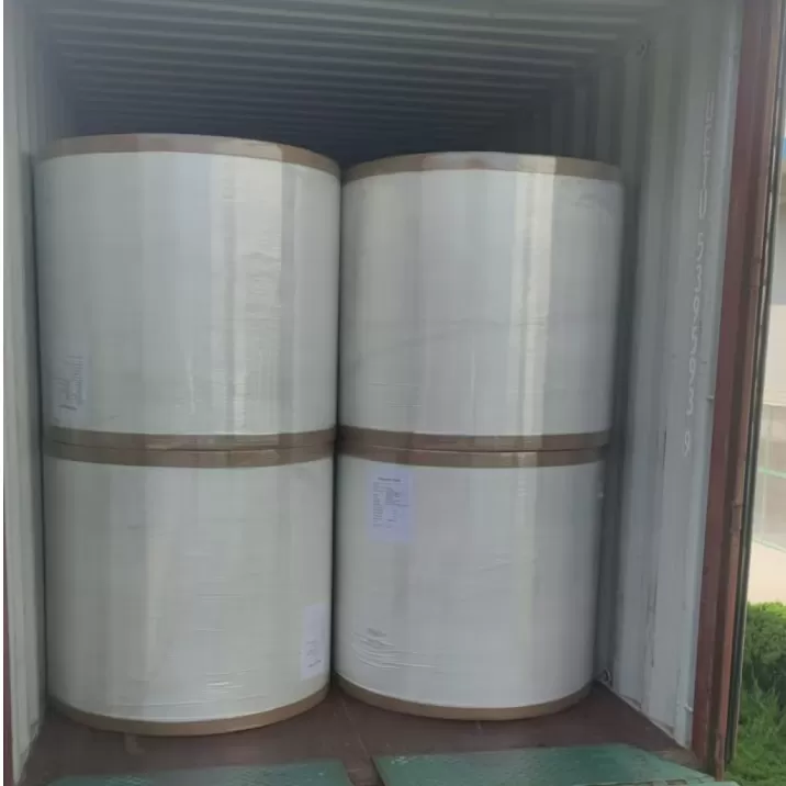 Papel base para vasos sin estucar